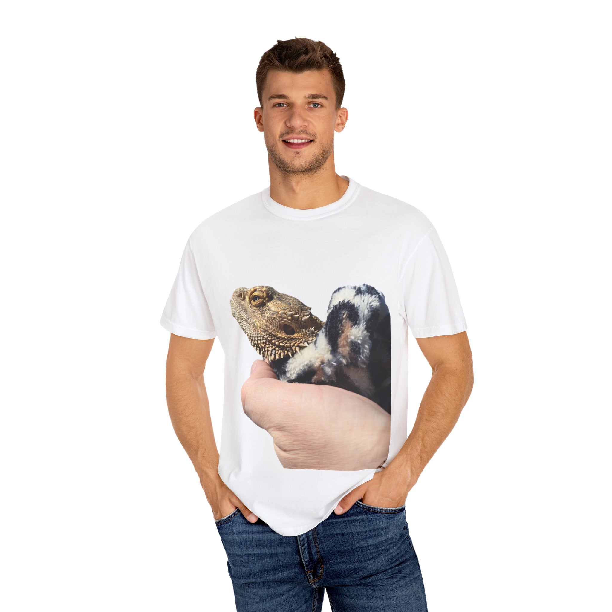 Bearded Dragon Lover T-Shirt, Unique Animal Tee, Gift for Reptile Enthusiasts, Fun Graphic Shirt, Cool Summer Apparel