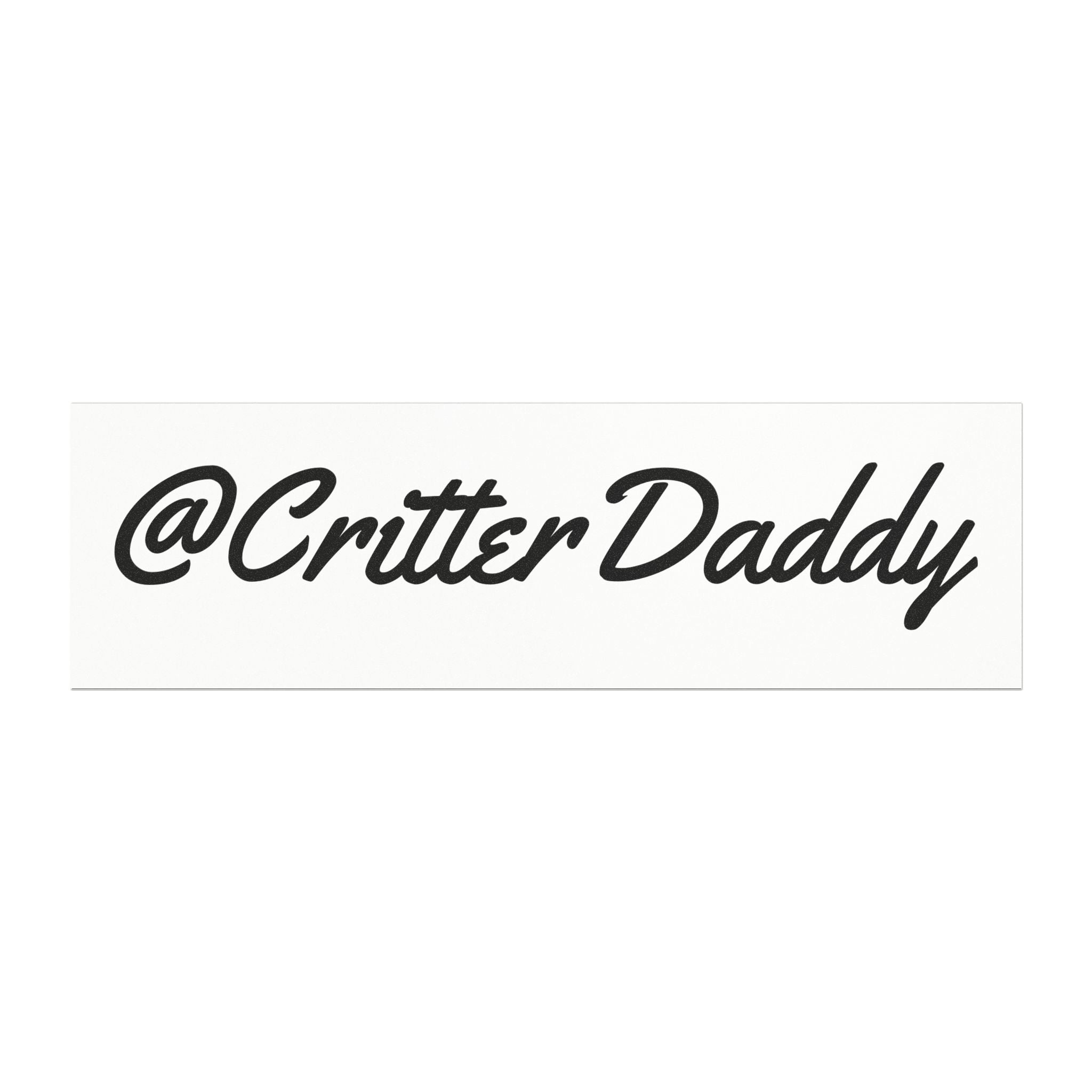 Critter Daddy Car Magnet