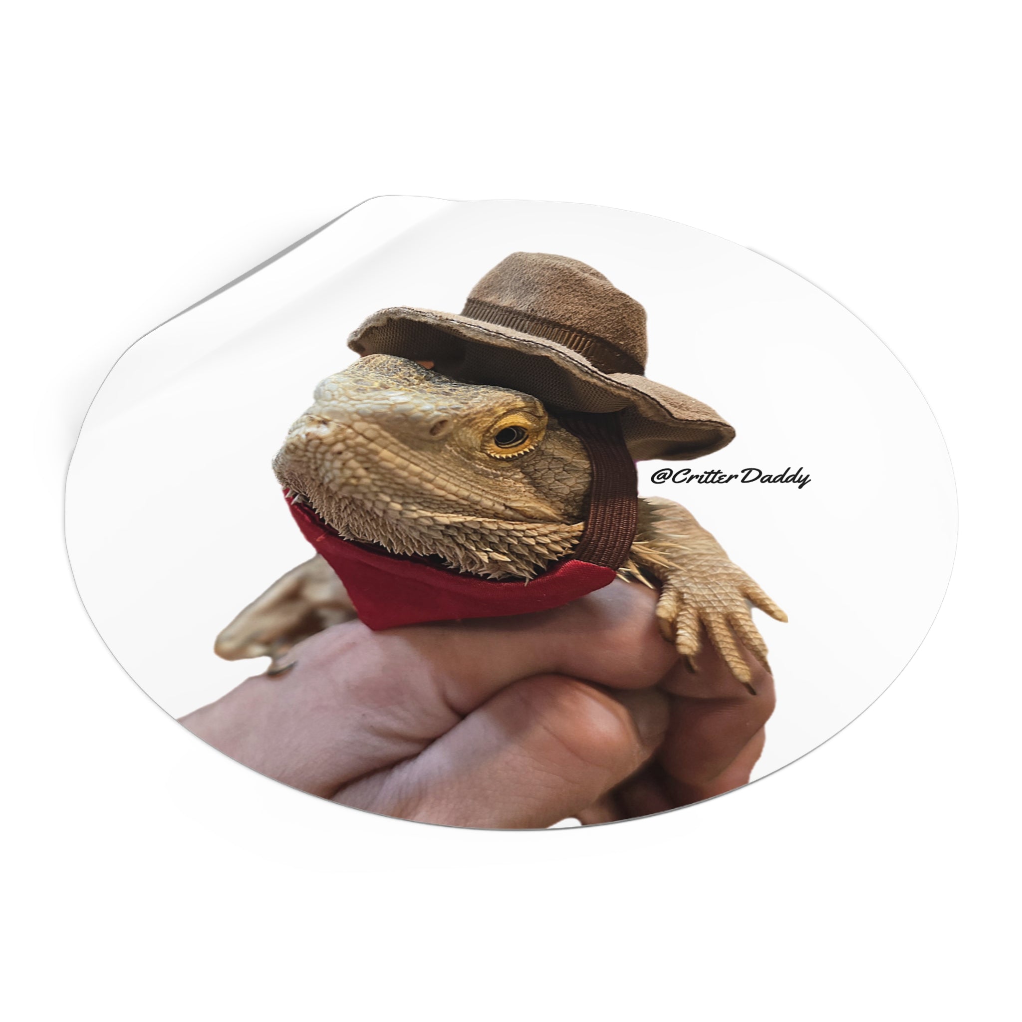 Cowboy Hercules Vinyl Sticker