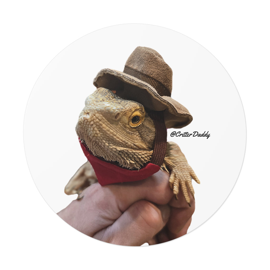 Cowboy Hercules Vinyl Sticker