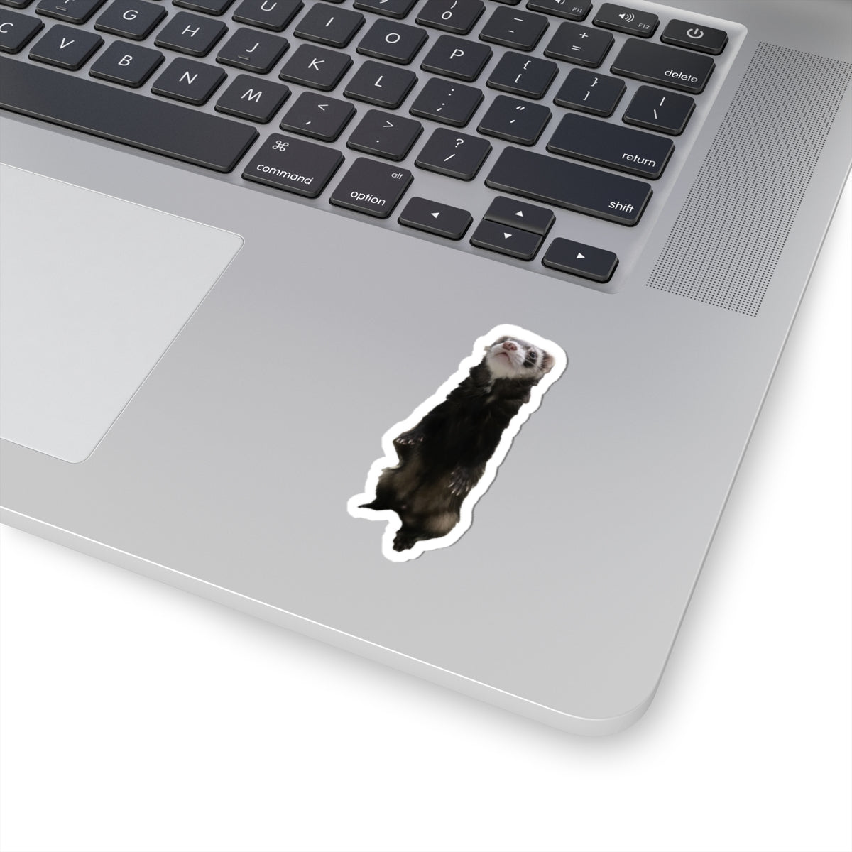 Ferret Kiss-Cut Stickers, Cute Animal Stickers, Laptop Decals, Gift for Animal Lovers, Unique Planner Decor