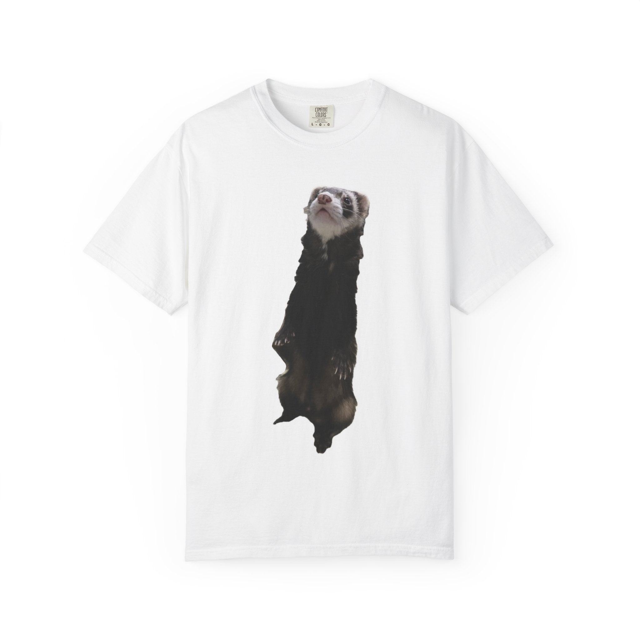 Whimsical Ferret Graphic Tee - Unisex T-shirt, Vintage Style, Animal Lover Gift, Everyday Wear, Cute Pet Shirt