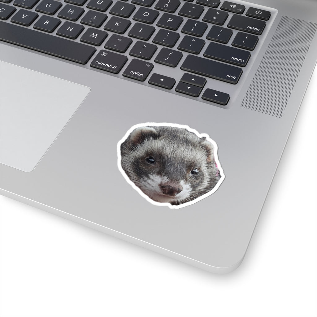Ferret Kiss-Cut Stickers, Cute Animal Decals, Laptop Stickers, Gift for Animal Lovers, Vinyl Stickers for Scrapbooking