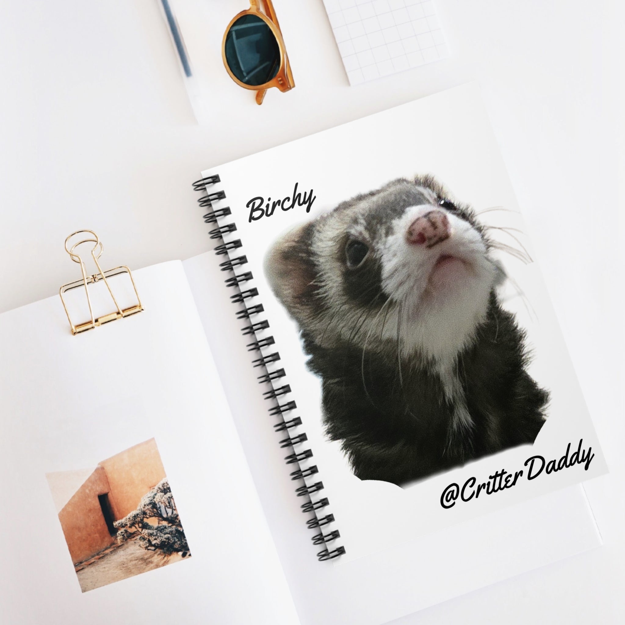 Birchy Spiral Notebook